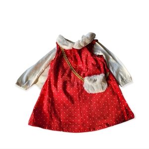Nanette White & Red Dress Size 3T
